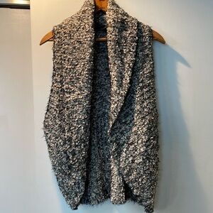 Karen Kane Eyelash Open Front Vest